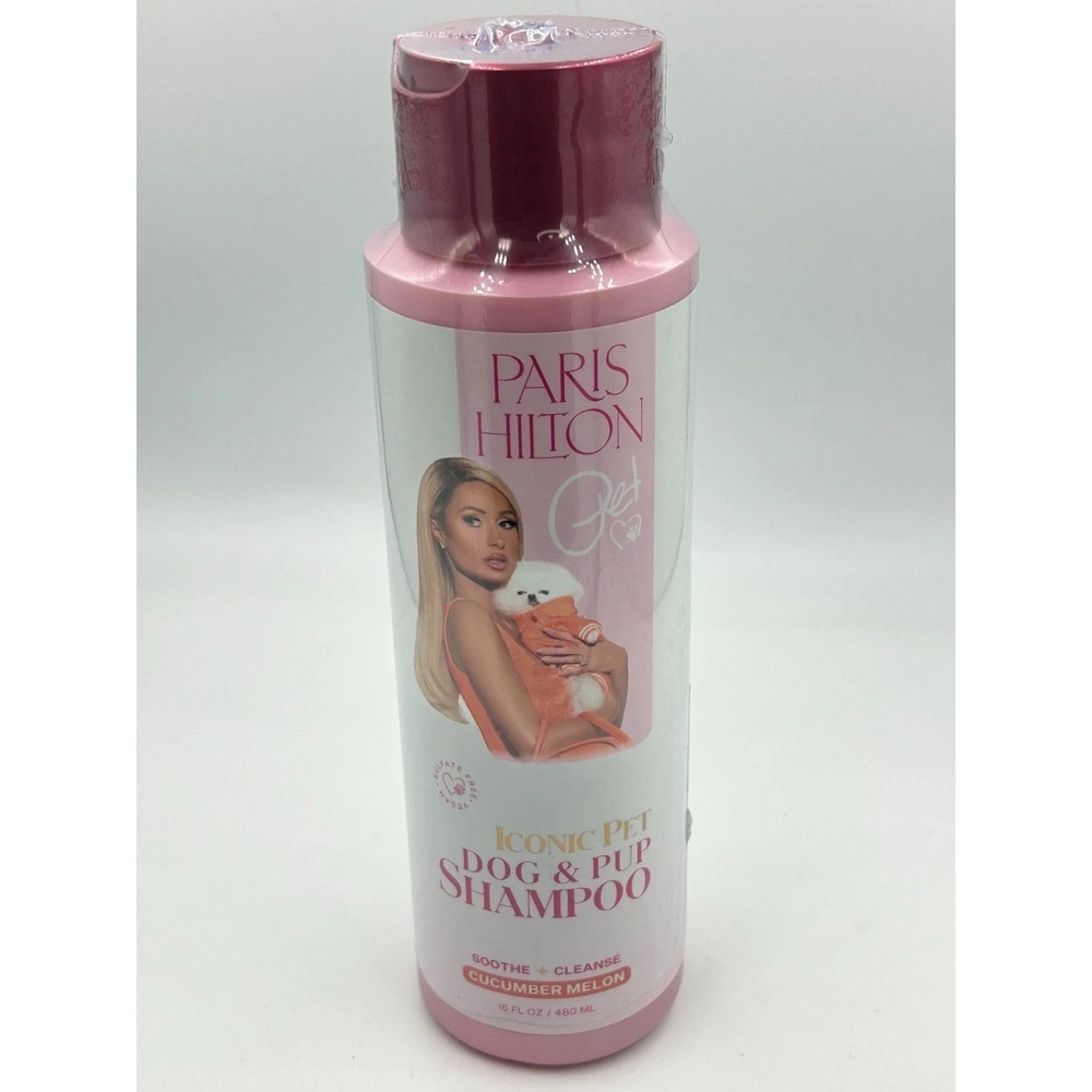 Paris Hilton Iconic Pet Dog & Pup Shampoo Cucumber Melon‎ 16 fl. oz